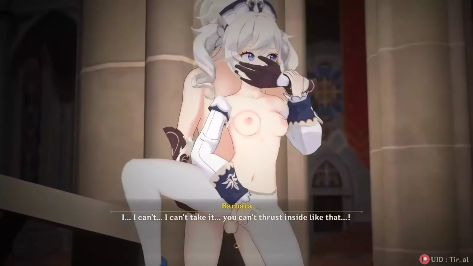 Funny artaffe characters covered in cum while trying to clean up